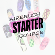 Acrylic Airbrush Nail Art Starter Course & Starter Stencil Pack Glam Goodies