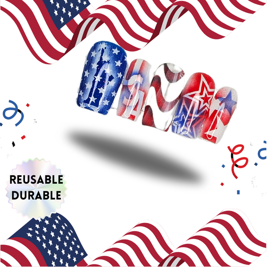 July 4th Stencil Pack Glam Goodies